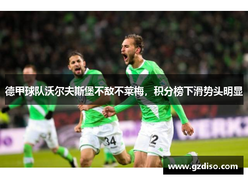 德甲球队沃尔夫斯堡不敌不莱梅，积分榜下滑势头明显